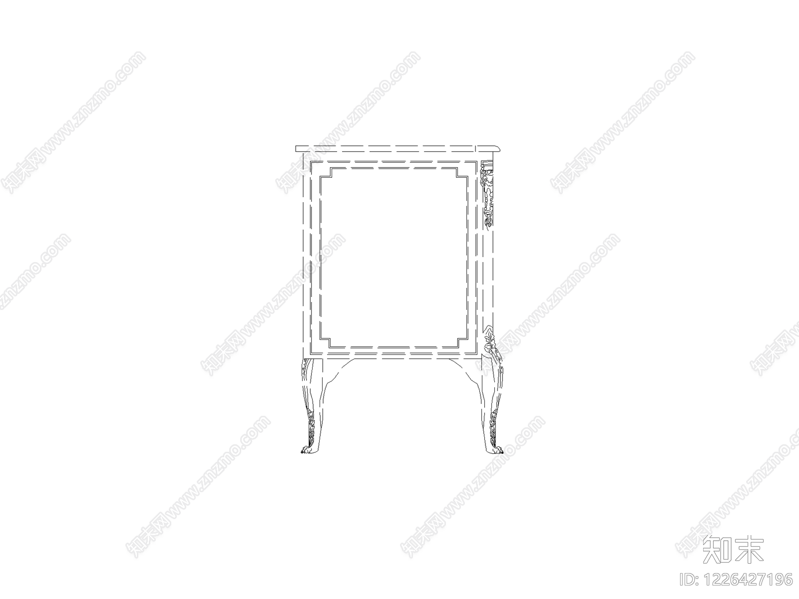 柜子cad施工图下载【ID:1226427196】
