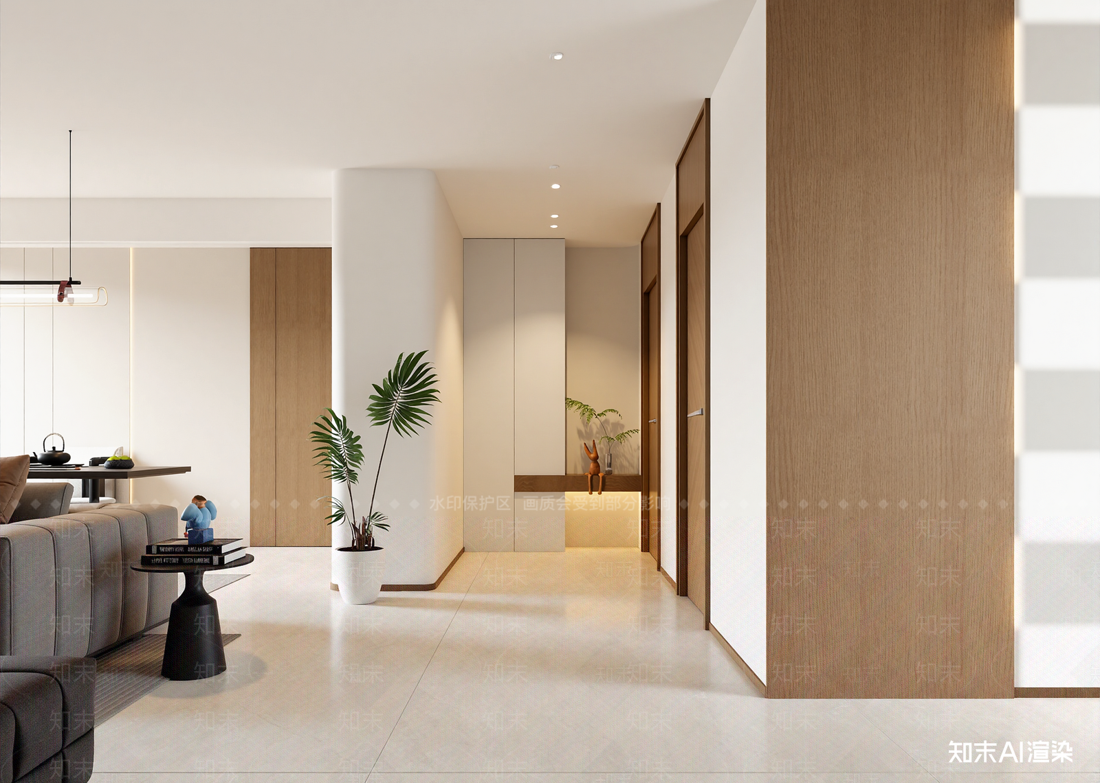 现代玄关3D模型下载【ID:1215058535】