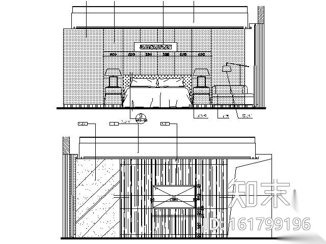 [东莞]五星酒店豪华套房施工图cad施工图下载【ID:161799196】