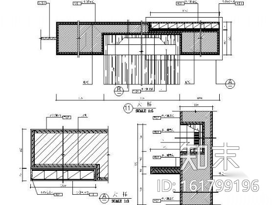 [东莞]五星酒店豪华套房施工图cad施工图下载【ID:161799196】