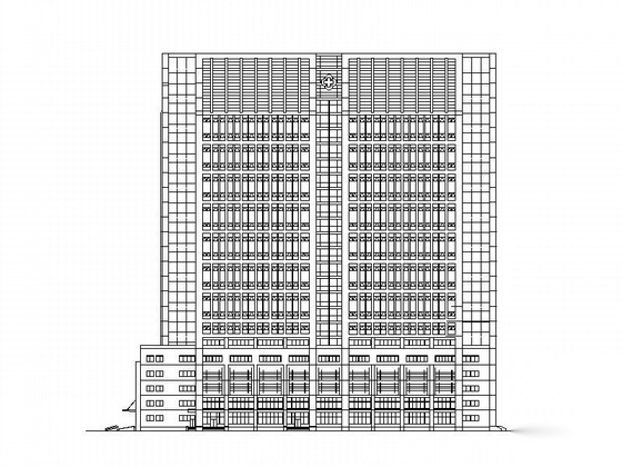 [东营]某人民医院二十三层综合病房楼建筑施工图施工图下载【ID:166805126】