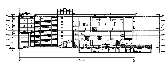 [深圳]六层框架结构中学建筑施工图（含结构专业）cad施工图下载【ID:167223105】