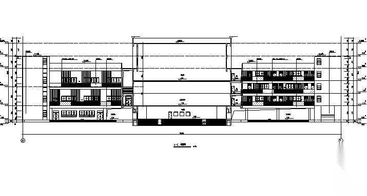 [深圳]六层框架结构中学建筑施工图（含结构专业）cad施工图下载【ID:167223105】