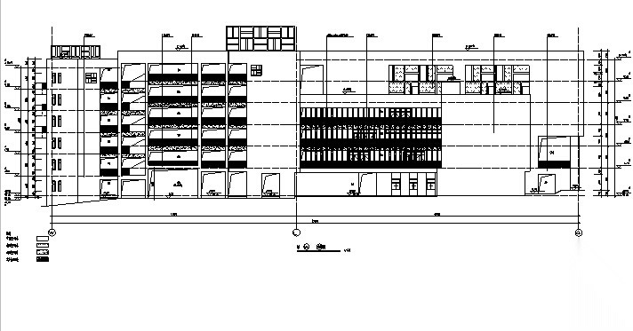 [深圳]六层框架结构中学建筑施工图（含结构专业）cad施工图下载【ID:167223105】