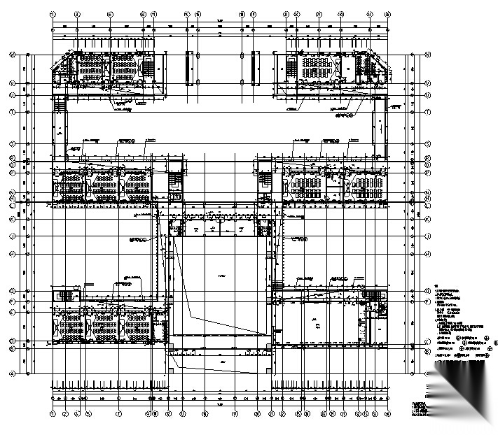 [深圳]六层框架结构中学建筑施工图（含结构专业）cad施工图下载【ID:167223105】