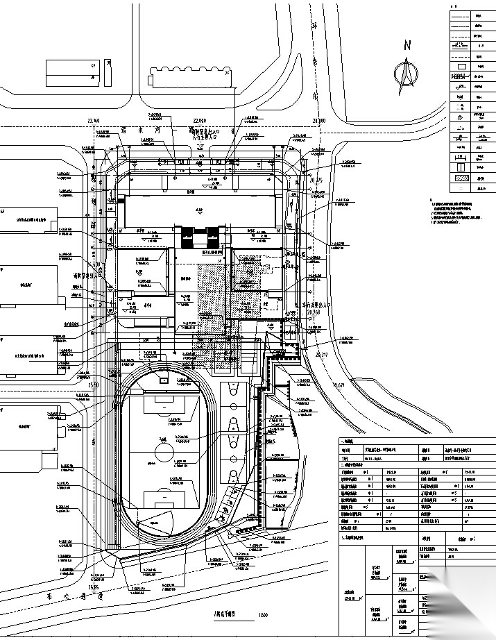 [深圳]六层框架结构中学建筑施工图（含结构专业）cad施工图下载【ID:167223105】