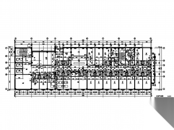 [河北]13层现代风格县级人民医院建筑设计施工图cad施工图下载【ID:165608184】