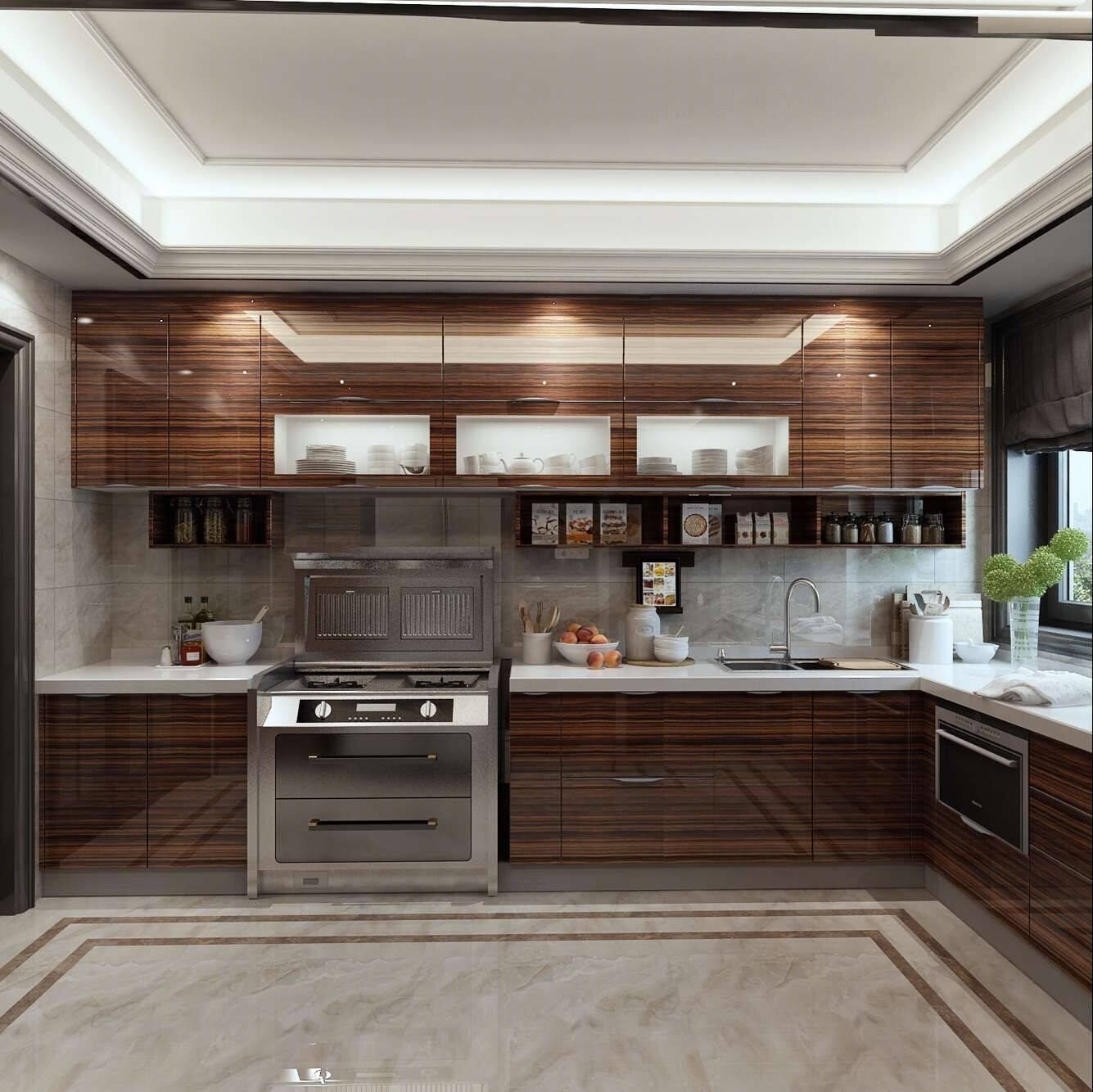 沈育晖【昆玉九里复式楼港式风格】施工图施工图下载【ID:56979954】