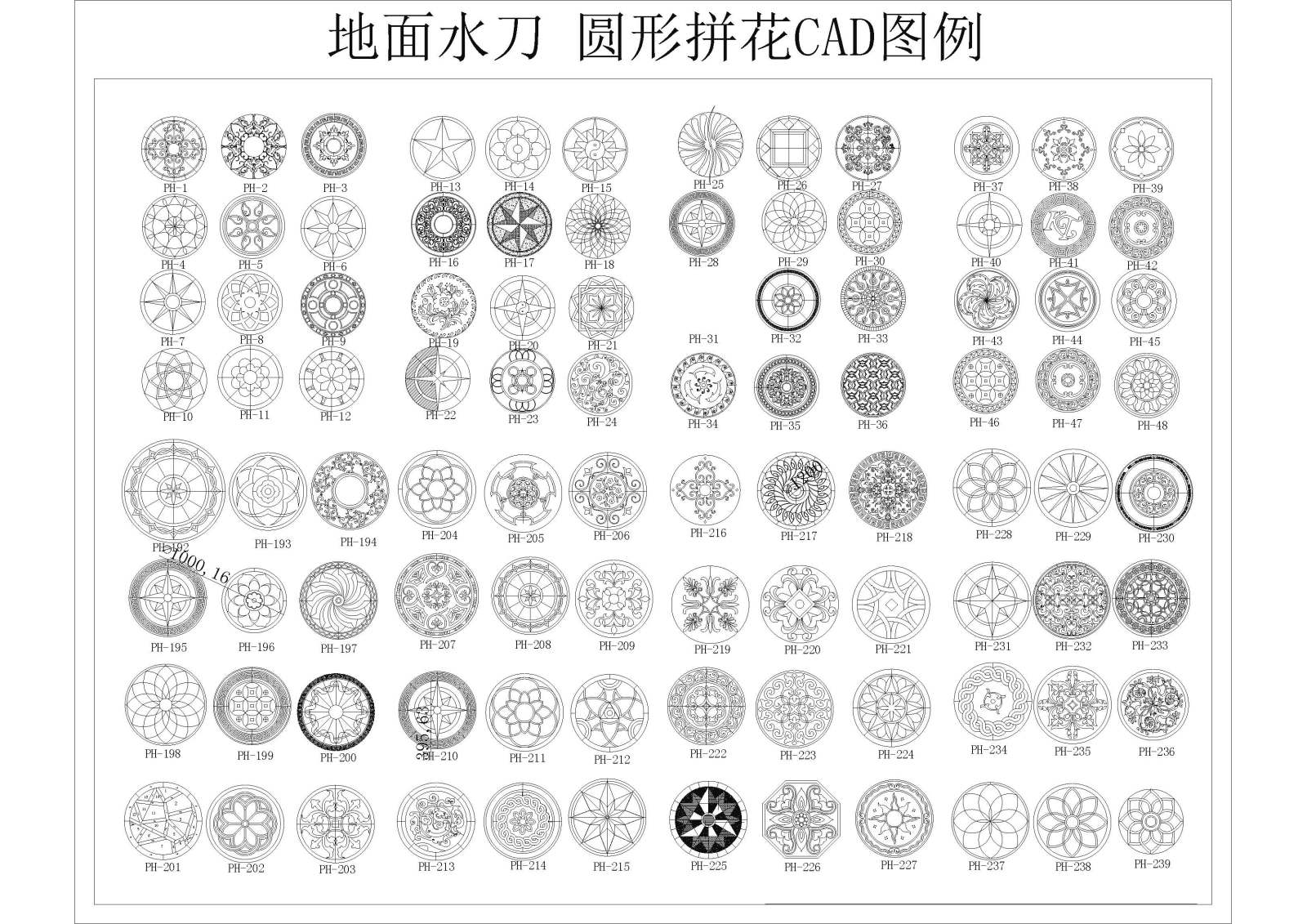 地面水刀cad施工图下载【ID:128807704】