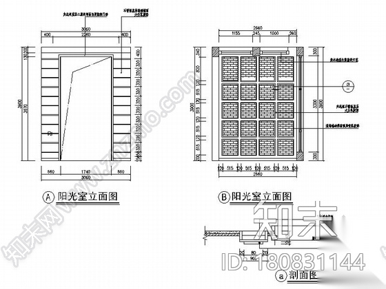 [沈阳]清新田园风格跃层样板间装修图（含效果实景）cad施工图下载【ID:180831144】