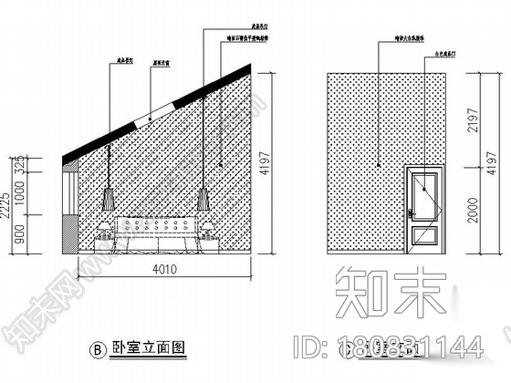 [沈阳]清新田园风格跃层样板间装修图（含效果实景）cad施工图下载【ID:180831144】