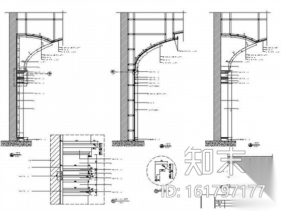 酒吧时尚包房装修图cad施工图下载【ID:161797177】