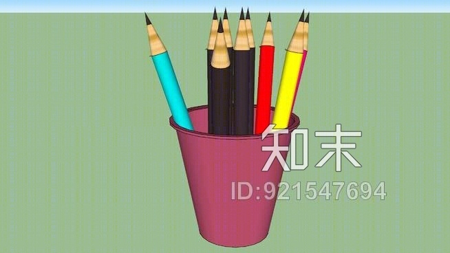 我的铅笔SU模型下载【ID:921547694】