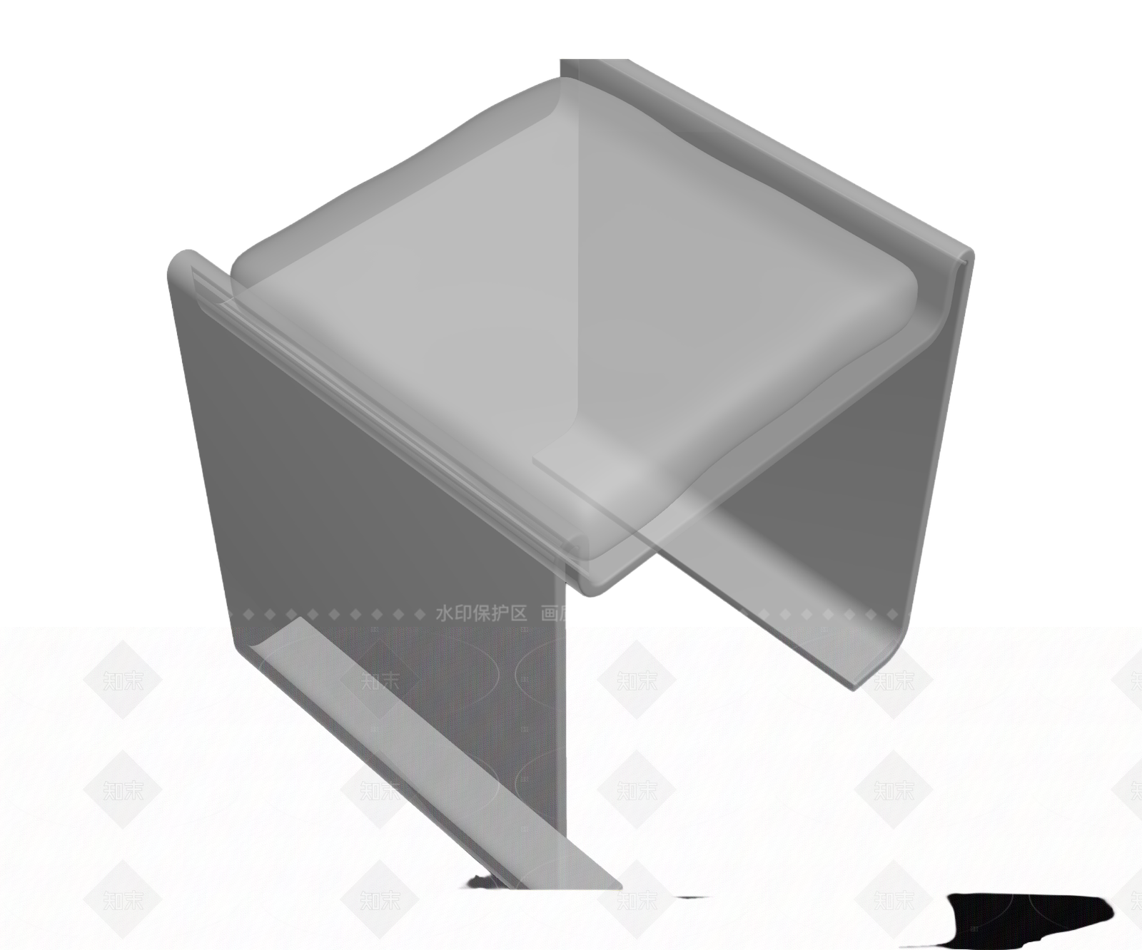 薄型支撑椅3D模型下载【ID:1206199022】