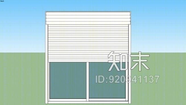 02综合窗口叶（百叶窗）铝门窗SU模型下载【ID:920941137】