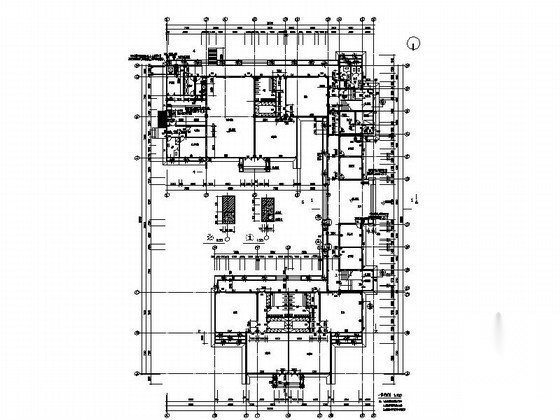 [江苏]某科学院三层九班幼儿园建筑施工图cad施工图下载【ID:166430193】