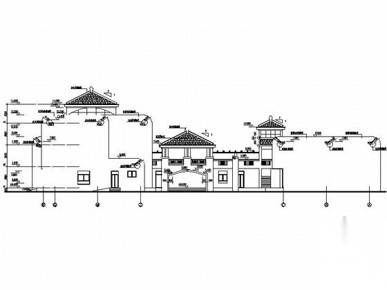 [江苏]某科学院三层九班幼儿园建筑施工图cad施工图下载【ID:166430193】