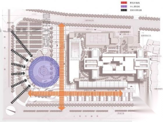 怡福城市广场景观规划方案cad施工图下载【ID:161018111】