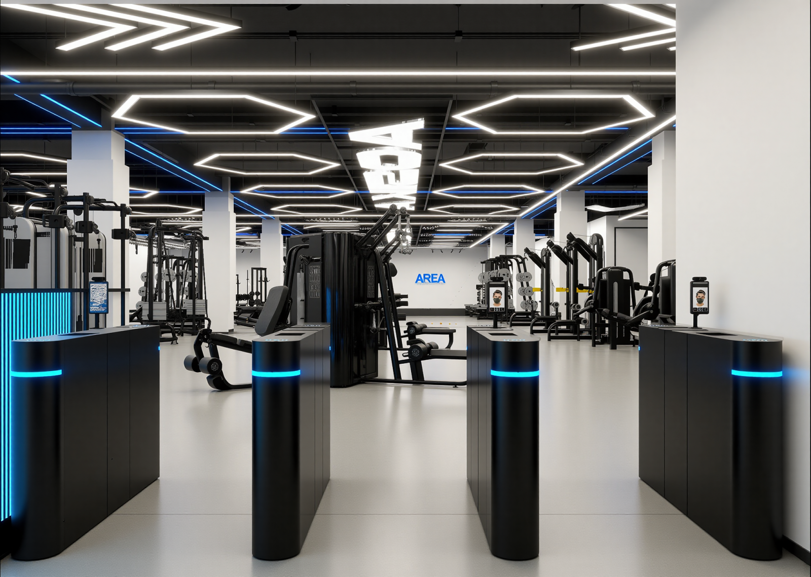 工业健身房3D模型下载【ID:1214789561】