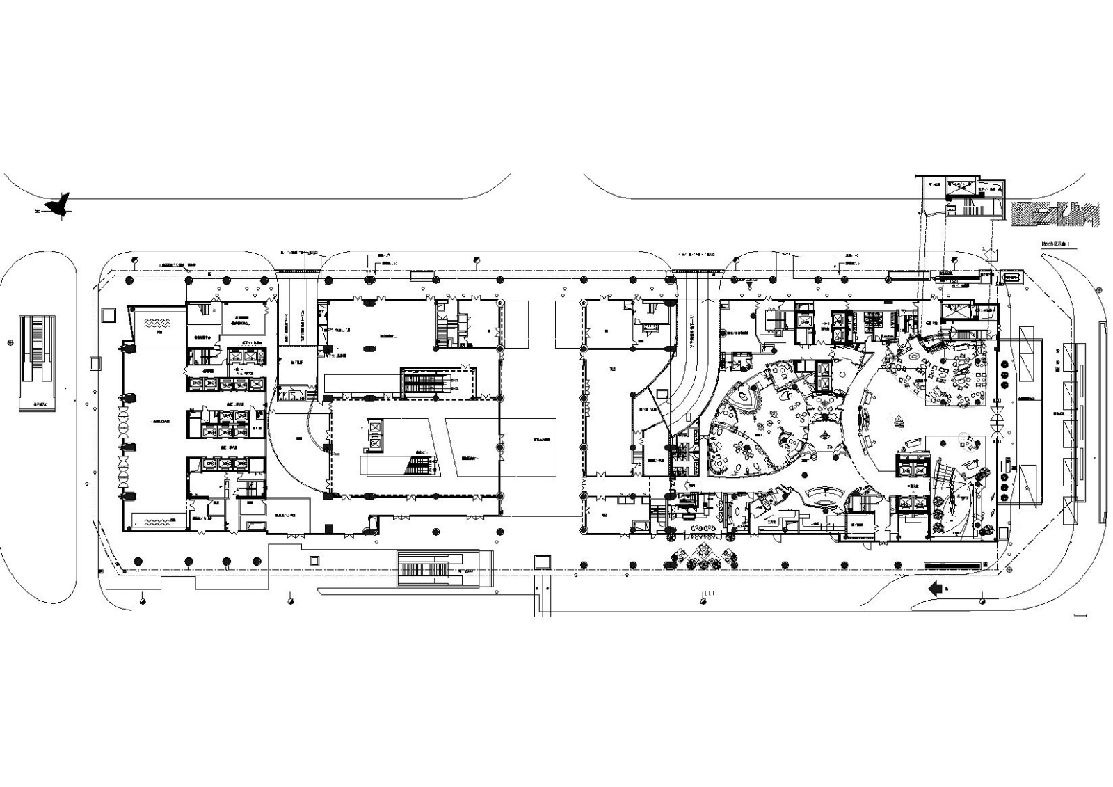 深圳知名超高层框架结构酒店建筑项目施工图cad施工图下载【ID:160731168】