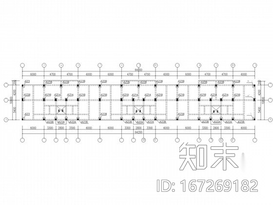 [深圳]3栋宿舍楼加固结构施工图cad施工图下载【ID:167269182】