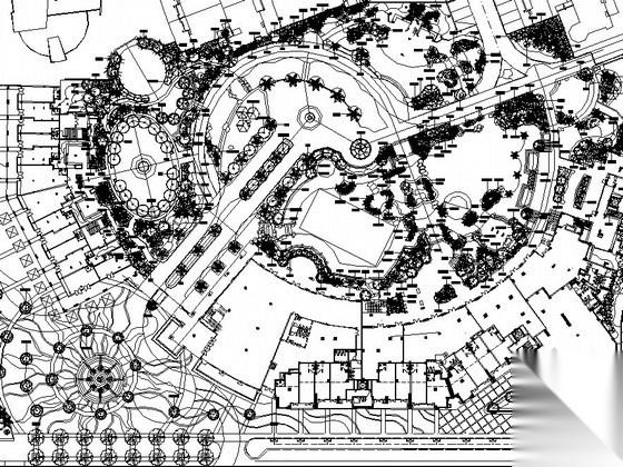 [深圳]花园式居住区景观设计施工图(全套)施工图下载【ID:161095132】