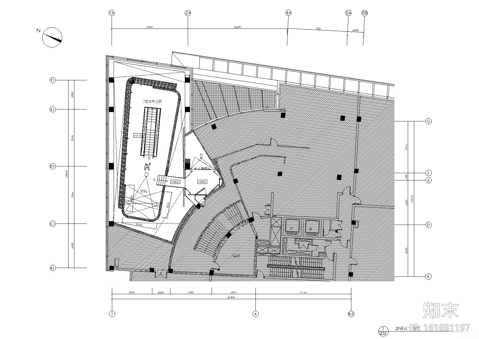 [上海]李玮珉-瑞安房地产上海公寓展厅全套CAD施工图+...cad施工图下载【ID:161691197】