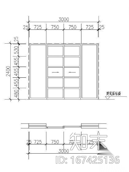 千种门窗大样图cad施工图下载【ID:167425136】