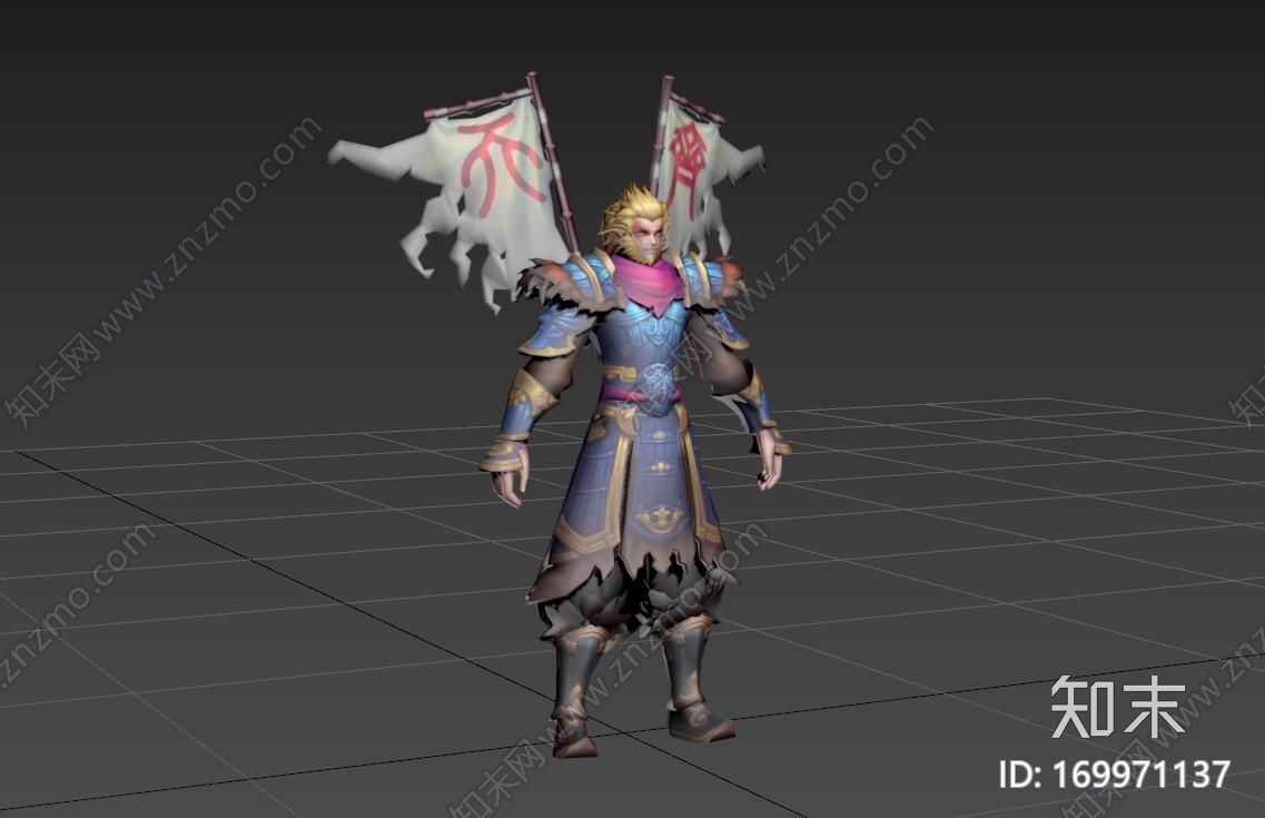 孙悟空CG模型下载【ID:169971137】