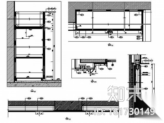 会议中心2号会议室装修图cad施工图下载【ID:161730149】