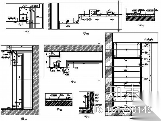 会议中心2号会议室装修图cad施工图下载【ID:161730149】