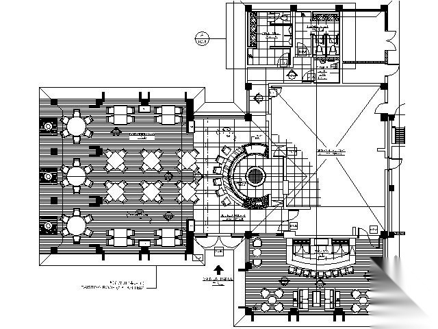 五星酒店烧烤吧餐厅施工图施工图下载【ID:160710126】
