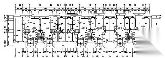 某六层住宅楼建筑施工图cad施工图下载【ID:149573155】