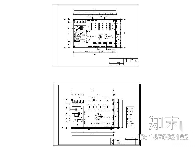 服装店平面布局图cad施工图下载【ID:167092182】