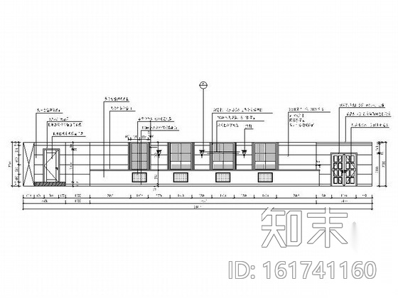 现代多功能厅室内装修施工图施工图下载【ID:161741160】