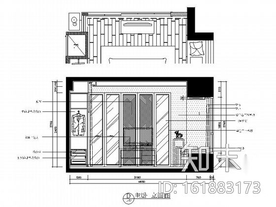 [江西]亚太银奖现代两居室施工图（含实景）cad施工图下载【ID:161883173】