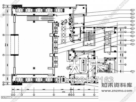 施工图盐城国家技工学校现代自助餐区装修施工图cad施工图下载【ID:632137163】