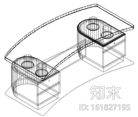 办公家具CAD模型15cad施工图下载【ID:161827195】