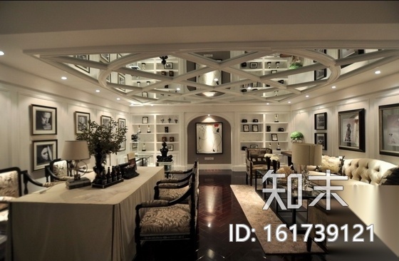 [重庆]精美绝伦豪华双层别墅室内装修施工图（含实景）cad施工图下载【ID:161739121】