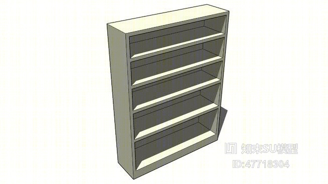 书架SU模型下载【ID:47718304】
