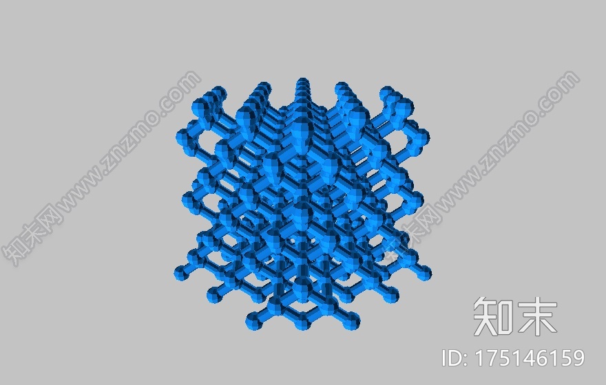 菱形网络模型3d打印模型下载【ID:175146159】