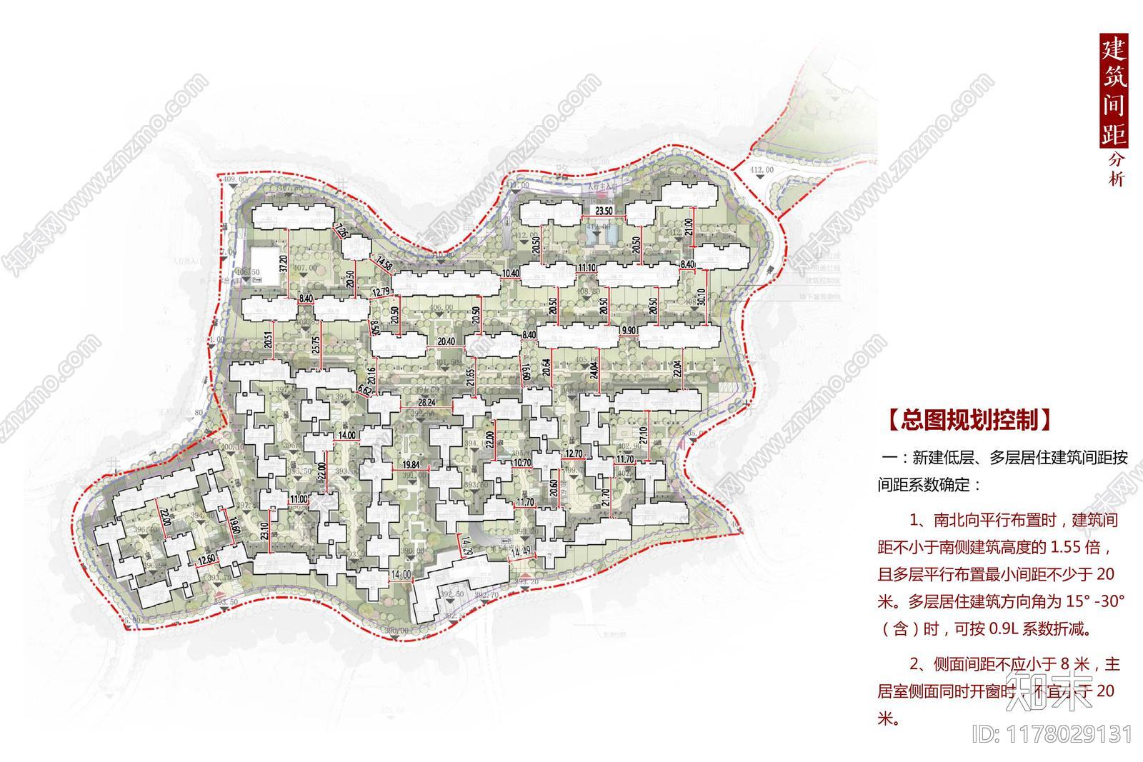 绿城别墅建筑总平面布局下载【ID:1178029131】