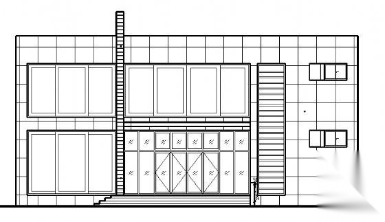 某二层综合办公楼建筑图cad施工图下载【ID:151394130】