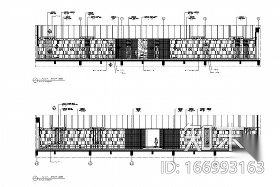 [南昌]中央商业区国际性现代五星级酒店室内装修图cad施工图下载【ID:166993163】
