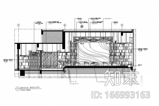 [南昌]中央商业区国际性现代五星级酒店室内装修图cad施工图下载【ID:166993163】