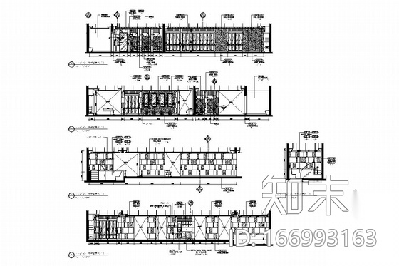 [南昌]中央商业区国际性现代五星级酒店室内装修图cad施工图下载【ID:166993163】