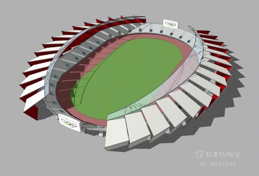 体育馆SU模型下载【ID:36651544】