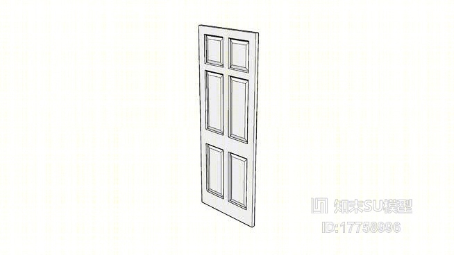 门板SU模型下载【ID:17758996】