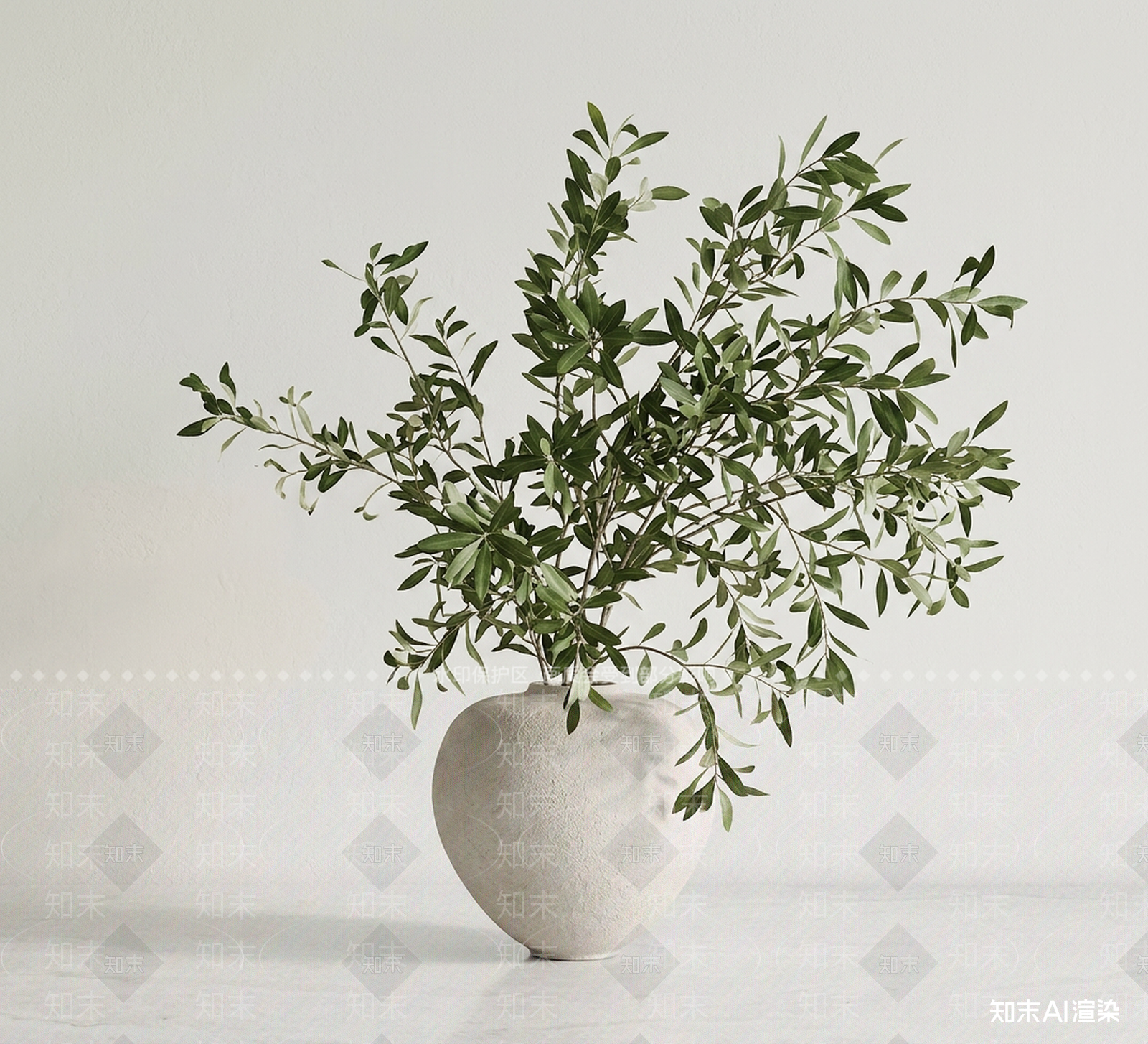 设计感绿植盆栽盆栽3D模型下载【ID:1227453737】