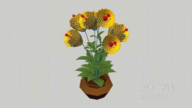 花SU模型下载【ID:119283500】